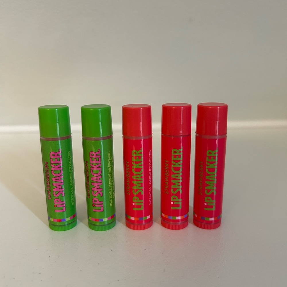LIP SMACKERS Strawberry and Watermelon New